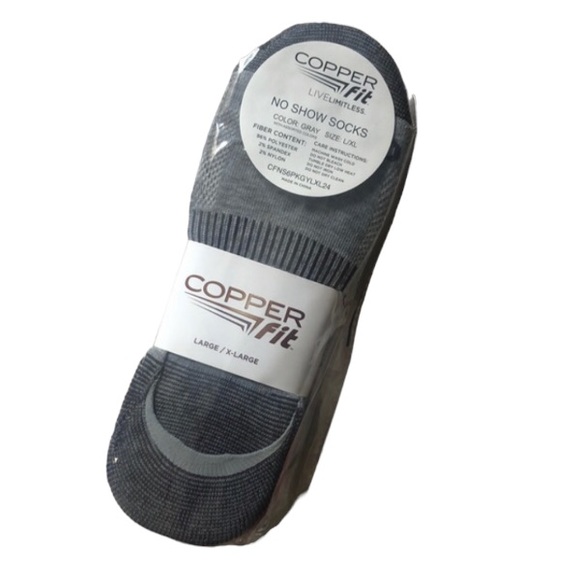 copper fit Accessories Copper Fit No Show Socks Poshmark